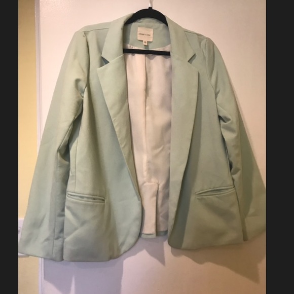 Silence and Noise Mint Blazer - Picture 2 of 3